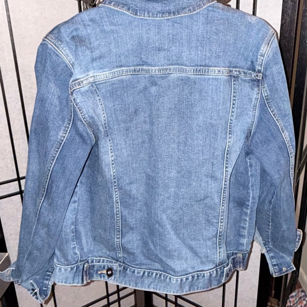Daily Ritual Light Blue Denim Jacket - Picture 7 of 9